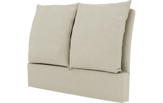 Maker&Son King Headboard, Marnie Piped Edge in Sunstone Linen