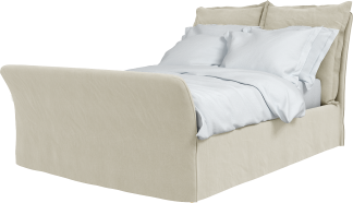Maker&Son King Footer Bed, Song Pillowedge in Sunstone Beige