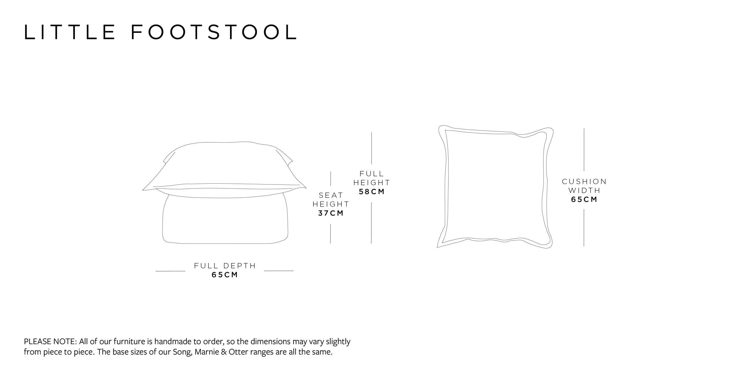 Little Footstool | Song Range Size Guide