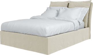 Maker and Son King, Marnie Piped Edge in Sunstone Natural Beige.