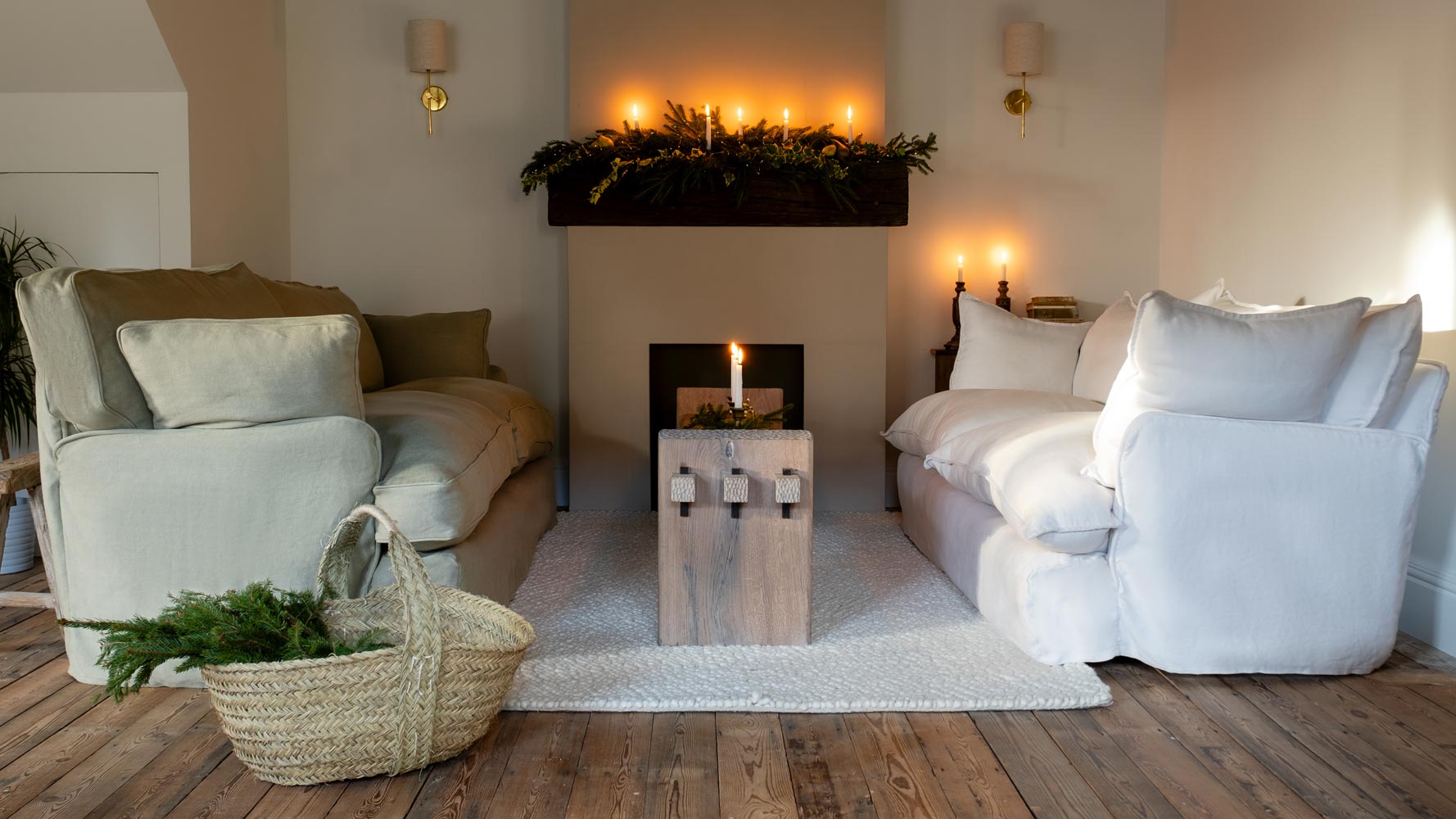 Luxury Natural Decor: A Handmade Christmas