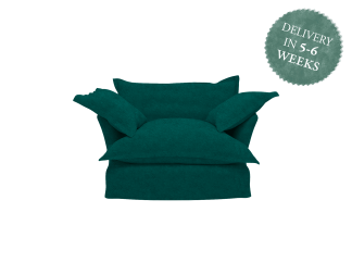 Maker and Son Loveseat, Song Pillow Edge Grains of Paradise Velvet