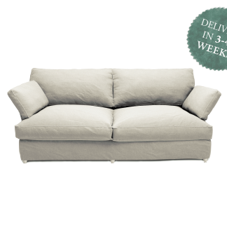 Maker and Son Sofa Otter Box Sea Salt Velvet With Short Skirt