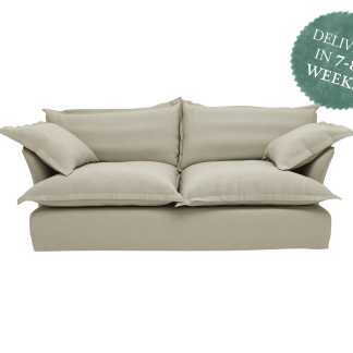 Maker and Son Sofa, Song Pillow Edge in Natural Linen