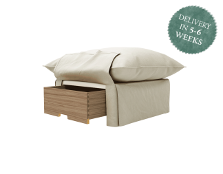 Maker and Son Storage Footstool Marnie Sunstone Linen