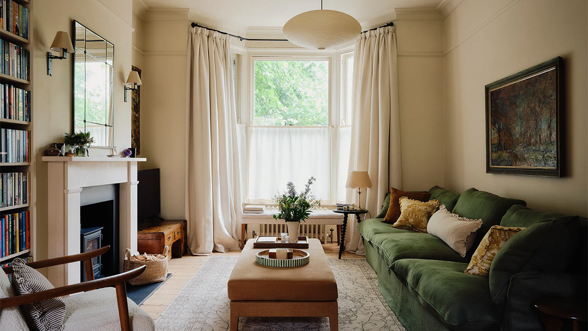 Inside Tanya Burr’s Sitting Room: Timeless, Textured & Green